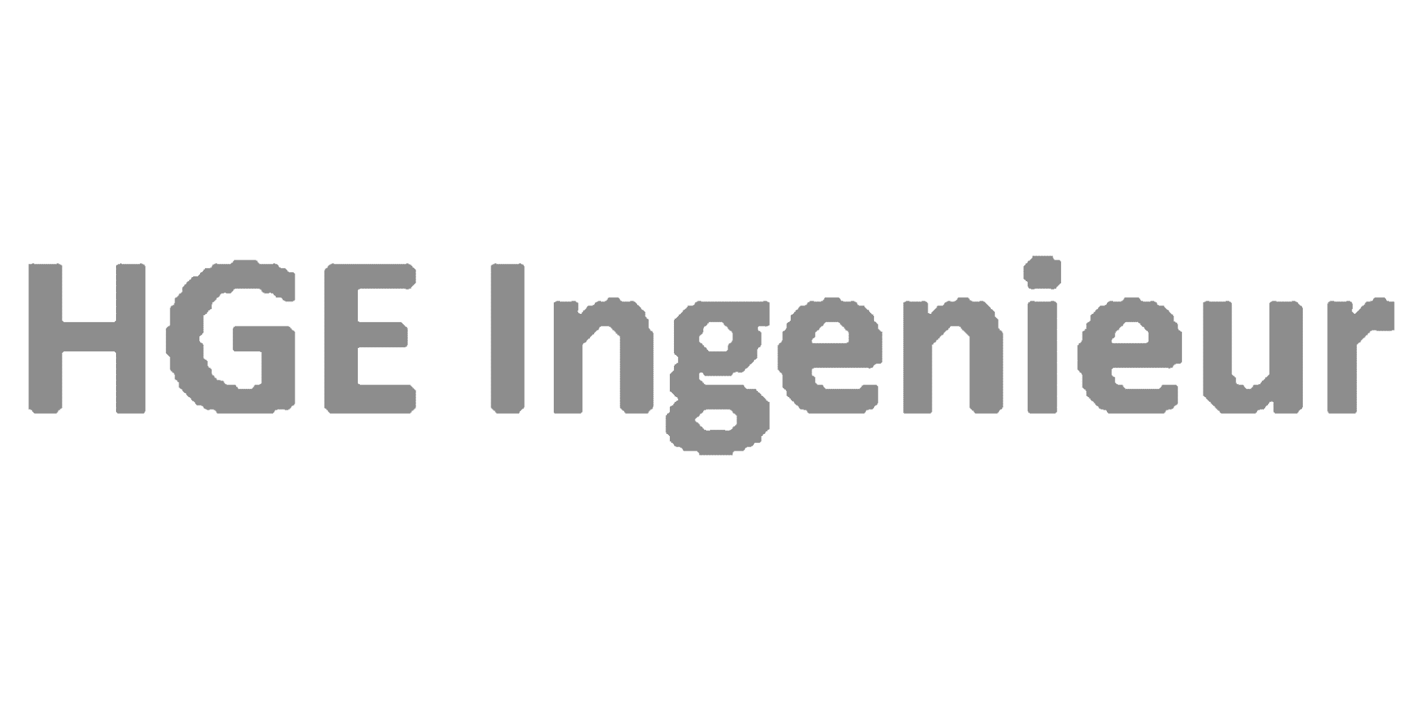 HGE Ingenieur Logo in Grau